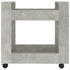 vidaXL Bürowagen Betongrau 60x45x60 cm Holzwerkstoff