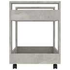 vidaXL Bürowagen Betongrau 60x45x60 cm Holzwerkstoff