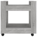 vidaXL Bürowagen Grau Sonoma 60x45x60 cm Holzwerkstoff