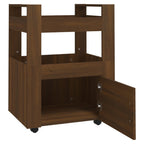 vidaXL Küchenwagen Braun Eichen-Optik 60x45x80 cm Holzwerkstoff