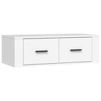 vidaXL TV-Wandschrank Weiß 80x36x25 cm Holzwerkstoff