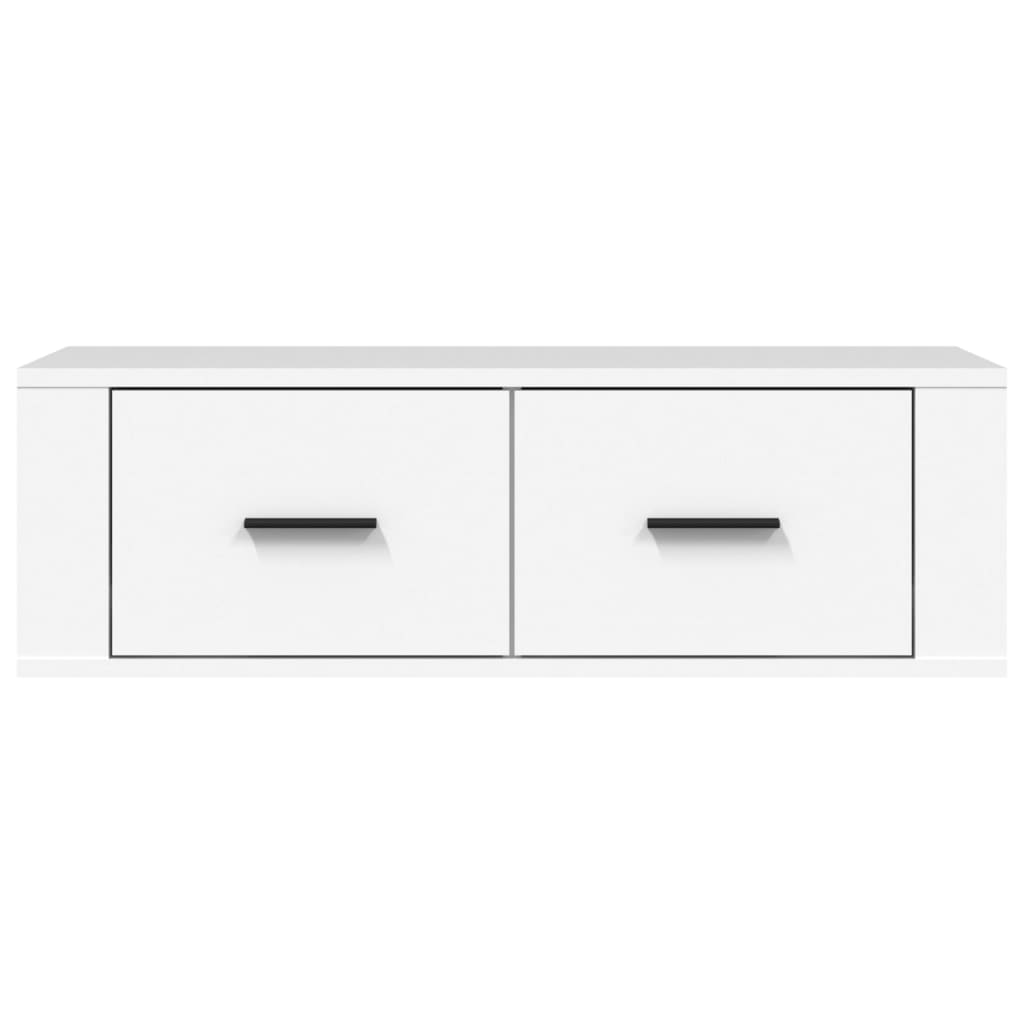 vidaXL TV-Wandschrank Weiß 80x36x25 cm Holzwerkstoff