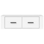vidaXL TV-Wandschrank Weiß 80x36x25 cm Holzwerkstoff
