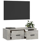 vidaXL TV-Wandschrank Betongrau 80x36x25 cm Holzwerkstoff