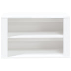 vidaXL Schuhregal Weiß 75x35x45 cm Holzwerkstoff