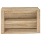 vidaXL Schuhregal Sonoma-Eiche 75x35x45 cm Holzwerkstoff