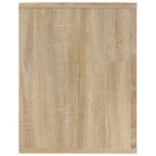 vidaXL Schuhregal Sonoma-Eiche 75x35x45 cm Holzwerkstoff