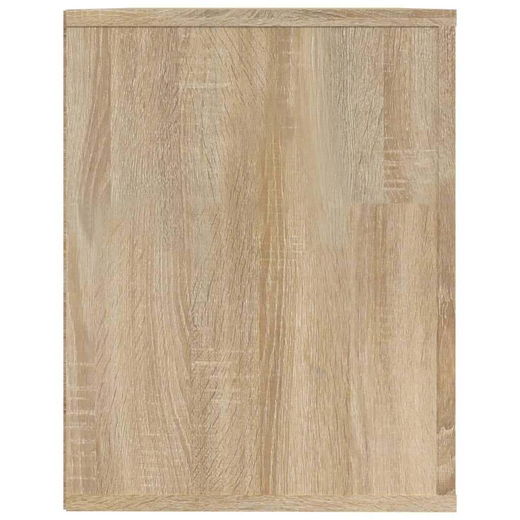 vidaXL Schuhregal Sonoma-Eiche 75x35x45 cm Holzwerkstoff