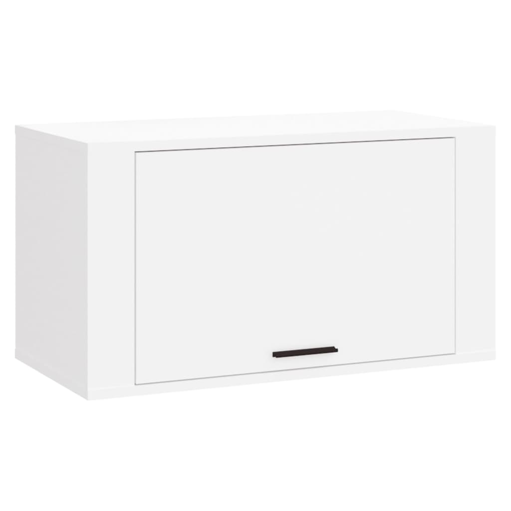 vidaXL Wand-Schuhschrank Weiß 70x35x38 cm Holzwerkstoff