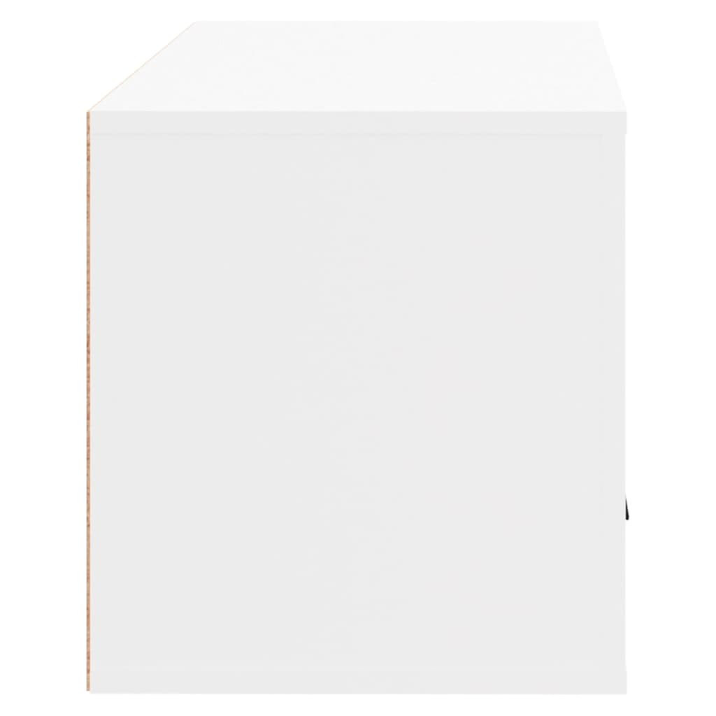 vidaXL Wand-Schuhschrank Weiß 70x35x38 cm Holzwerkstoff