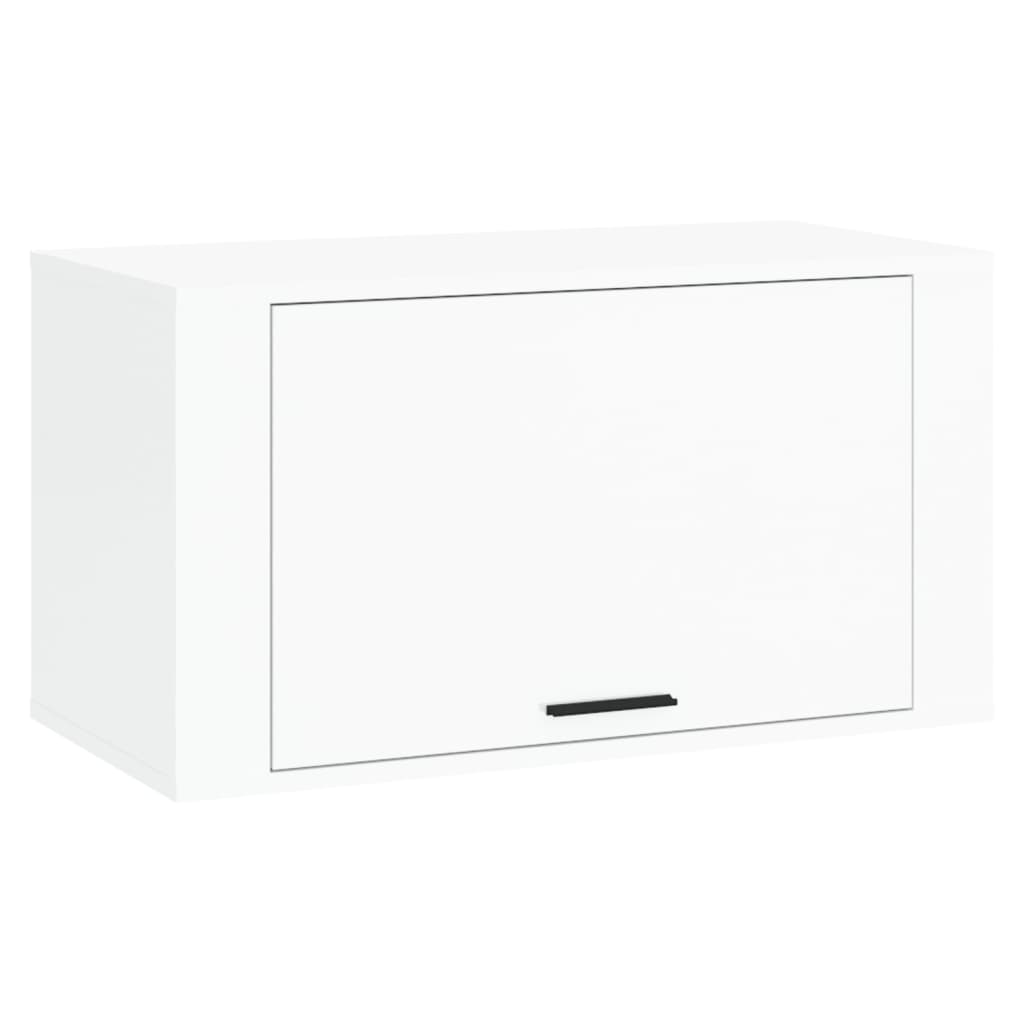 vidaXL Wand-Schuhschrank Hochglanz-Weiß 70x35x38 cm Holzwerkstoff