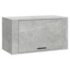 vidaXL Wand-Schuhschrank Betongrau 70x35x38 cm Holzwerkstoff