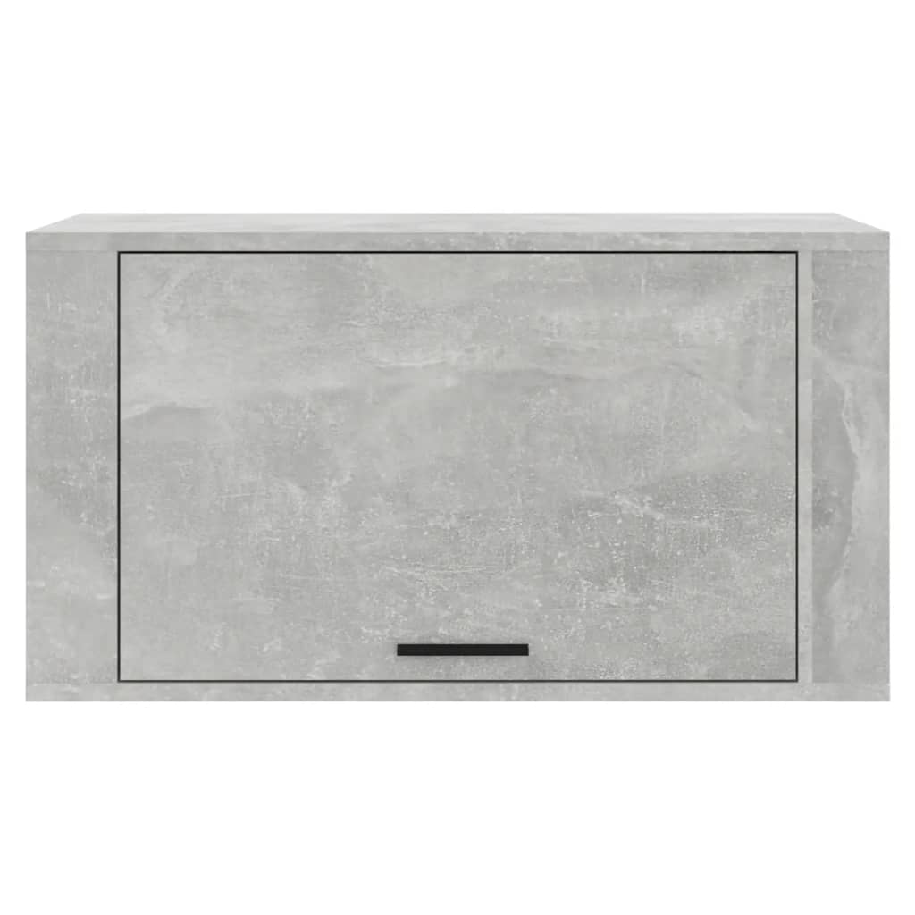 vidaXL Wand-Schuhschrank Betongrau 70x35x38 cm Holzwerkstoff