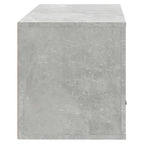 vidaXL Wand-Schuhschrank Betongrau 70x35x38 cm Holzwerkstoff