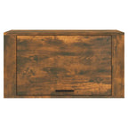 vidaXL Wand-Schuhschrank Räuchereiche 70x35x38 cm Massivholz Kiefer