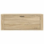 vidaXL Wand-Schuhschrank Sonoma-Eiche 100x35x38 cm Holzwerkstoff