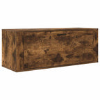 vidaXL Wand-Schuhschrank Räuchereiche 100x35x38 cm Holzwerkstoff