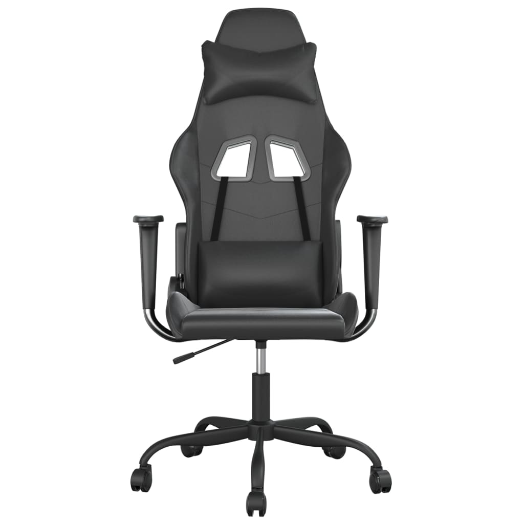 vidaXL Gaming-Stuhl Schwarz Kunstleder