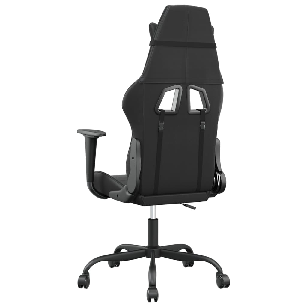 vidaXL Gaming-Stuhl Schwarz Kunstleder