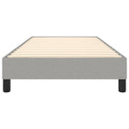 vidaXL Boxspringbettgestell Hellgrau 80x200 cm Stoff
