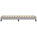 vidaXL Boxspringbettgestell Hellgrau 80x200 cm Stoff