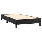 vidaXL Boxspringbettgestell Schwarz 80x200 cm Kunstleder
