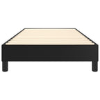 vidaXL Boxspringbettgestell Schwarz 80x200 cm Kunstleder