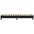 vidaXL Boxspringbettgestell Schwarz 80x200 cm Kunstleder