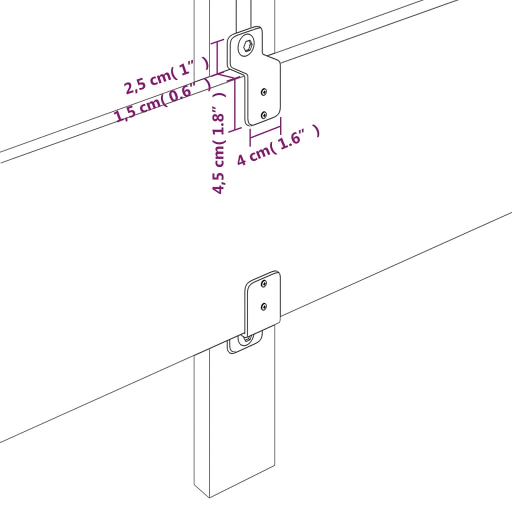 vidaXL Kopfteil Hellgrau 80x5x118/128 cm Stoff