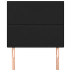 vidaXL Kopfteil Schwarz 80x5x118/128 cm Kunstleder