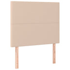 vidaXL Boxspringbett Matratze Cappuccino-Braun 100x200cm Kunstleder