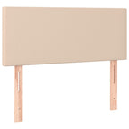 vidaXL Boxspringbett Matratze Cappuccino-Braun 100x200cm Kunstleder