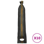 vidaXL Sandsäcke 10 Stk. Dunkelgrün 103 x 25 cm HDPE