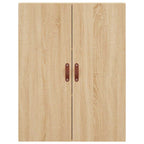 vidaXL Wandschränke 2 Stk. Sonoma-Eiche 69,5x34x90 cm