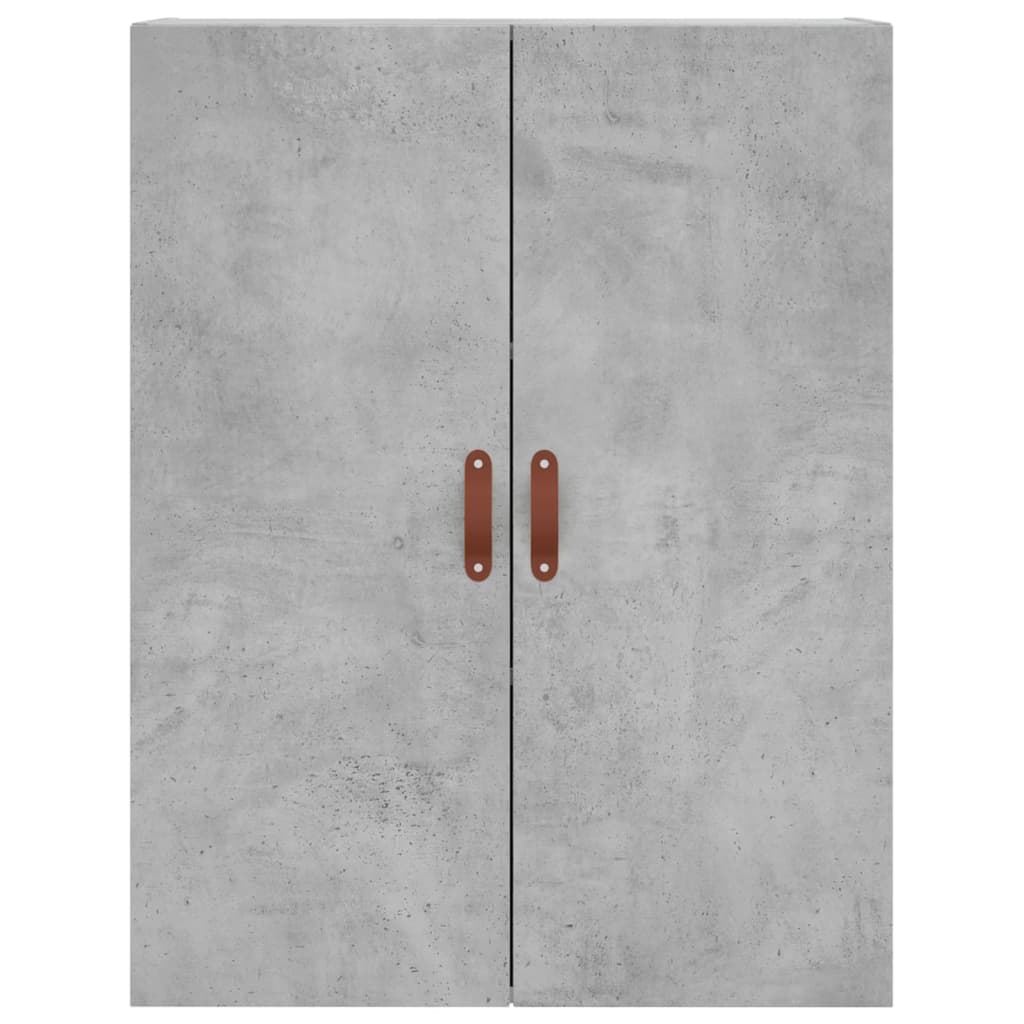 vidaXL Wandschränke 2 Stk. Betongrau 69,5x34x90 cm