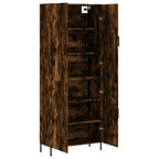 vidaXL Highboard Räuchereiche 69,5x34x180 cm Holzwerkstoff
