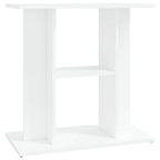 vidaXL Aquariumständer Weiß 60x30x60 cm Holzwerkstoff