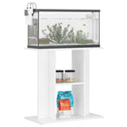 vidaXL Aquariumständer Weiß 60x30x60 cm Holzwerkstoff