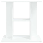 vidaXL Aquariumständer Weiß 60x30x60 cm Holzwerkstoff