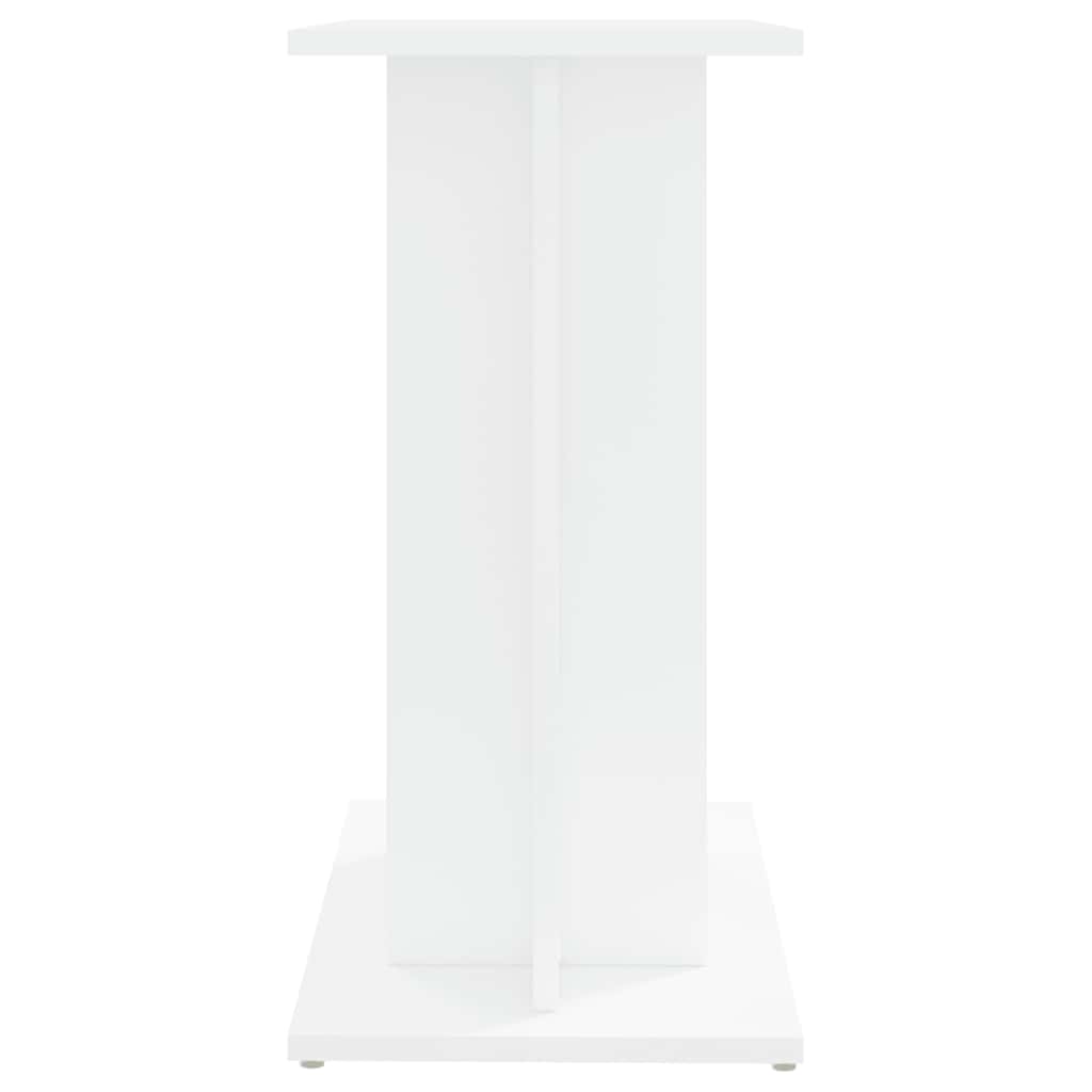 vidaXL Aquariumständer Weiß 60x30x60 cm Holzwerkstoff