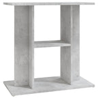 vidaXL Aquariumständer Betongrau 60 x 30 x 60 cm Holzwerkstoff