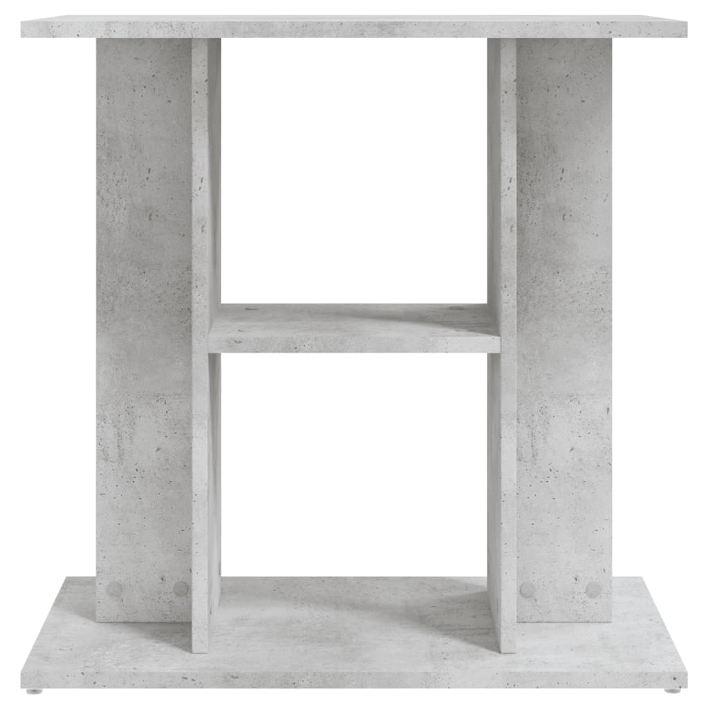 vidaXL Aquariumständer Betongrau 60 x 30 x 60 cm Holzwerkstoff