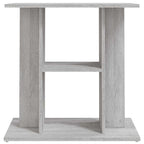 vidaXL Aquariumständer Grau Sonoma 60 x 30 x 60 cm Holzwerkstoff