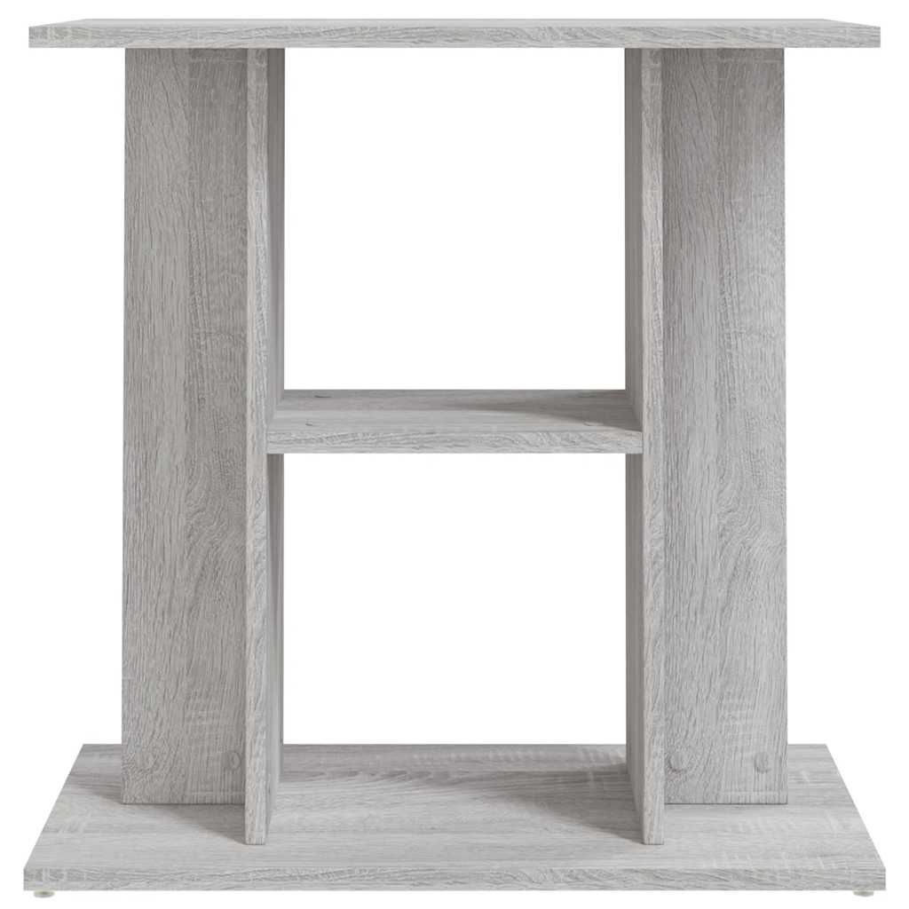 vidaXL Aquariumständer Grau Sonoma 60 x 30 x 60 cm Holzwerkstoff