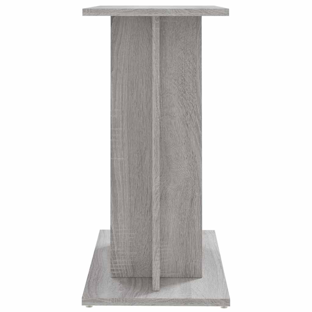 vidaXL Aquariumständer Grau Sonoma 60 x 30 x 60 cm Holzwerkstoff