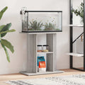 vidaXL Aquariumständer Grau Sonoma 60 x 30 x 60 cm Holzwerkstoff