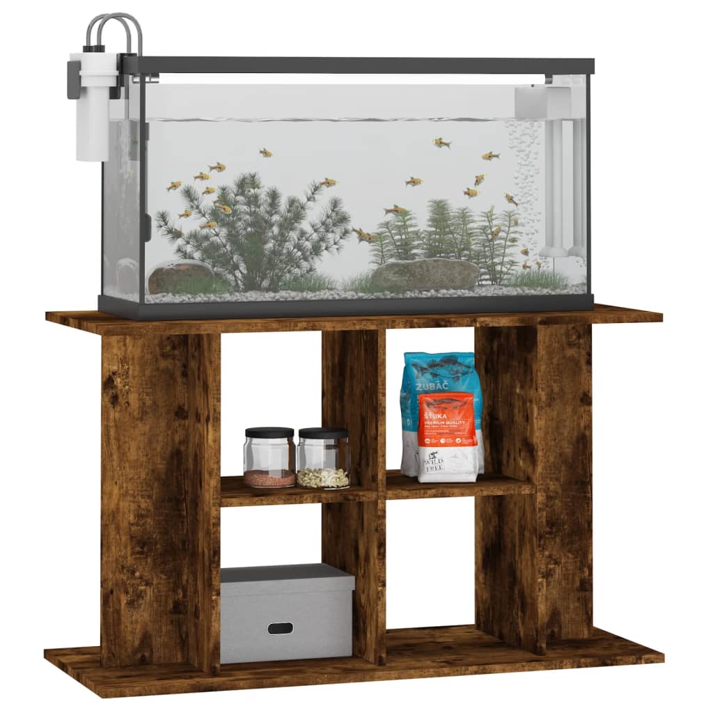 vidaXL Aquariumständer Räuchereiche 100x40x60 cm Holzwerkstoff