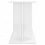 vidaXL Aquariumständer Hochglanz-Weiß 120x40x60 cm Holzwerkstoff