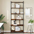 vidaXL Bücherregal 6 Böden Räuchereiche 76x32x192 cm Holzwerkstoff