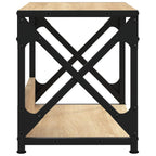 vidaXL Druckerständer 2 Ablagen Sonoma-Eiche 44x26x31,5 cm
